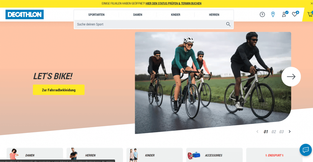 Buying Bike in Germany - Decathlon