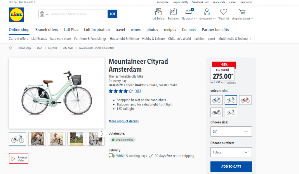 Buying Bike in Germany - Lidl